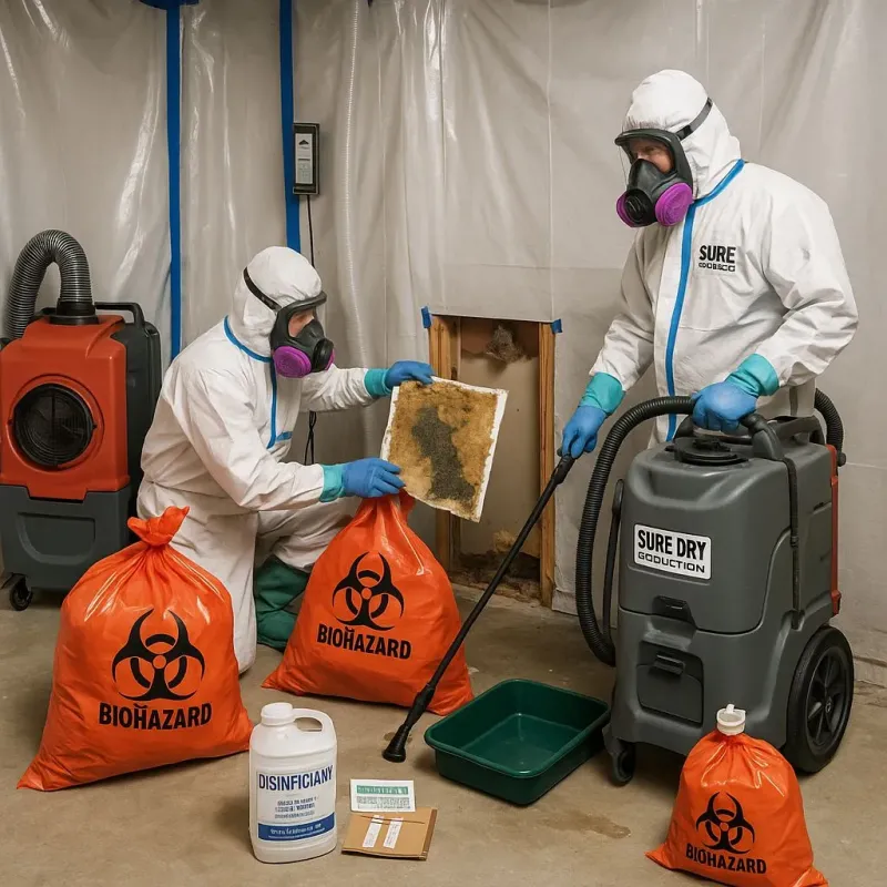 Contaminated Water Handling Protocols process in Vander, NC